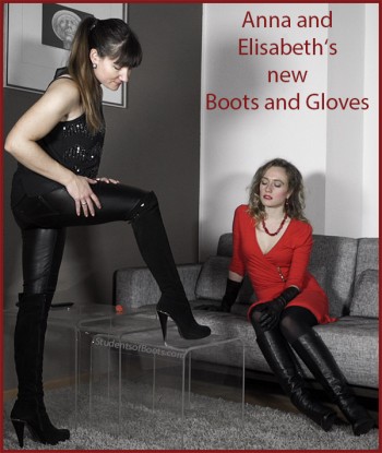 Anna and Elisabeth's new Boots and Gloves