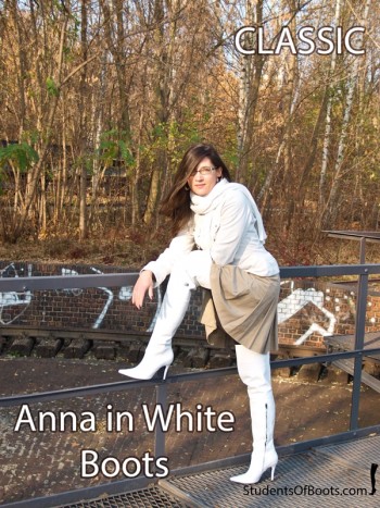 Anna in White Boots Classic