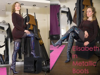 Elisabeth in Metallic Boots