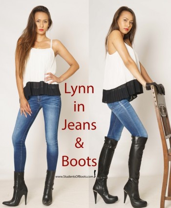 Lynn in Jeans and Boots