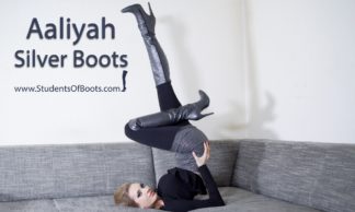 AALIYAH SILVER BOOTS