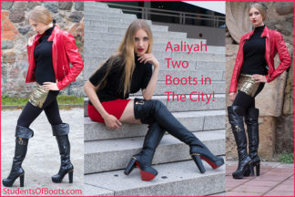 AALIYAH TWO BOOTS IN THE CITY