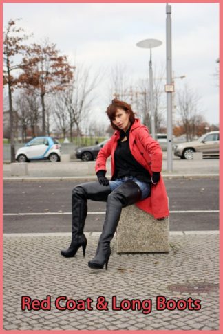 RED COAT AND LONG BOOTS